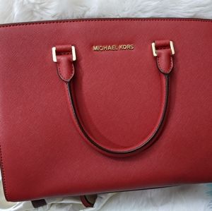 Michael kors Selma Large in red